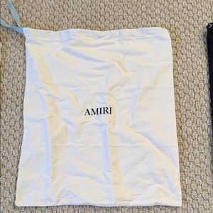 AMIRI White Logo Dust Bag